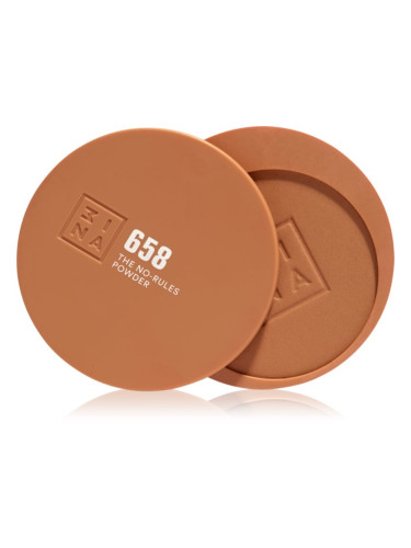 3INA The No-Rules Powder мултифункционален грим за очи, устни и лице цвят 658 - Warm honey beige, matte bronzer 8 гр.