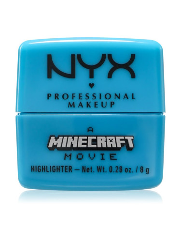 NYX Professional Makeup A Minecraft Movie озарител цвят Diamond Drip 8 гр.