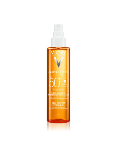 Vichy Capital Soleil Idéal Soleil олио за загар SPF 50+ 200 мл.