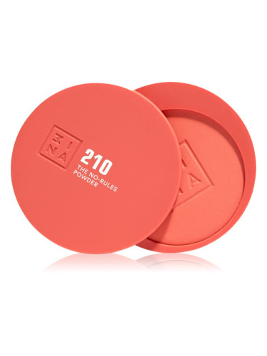 3INA The No-Rules Powder мултифункционален грим за очи, устни и лице цвят 210 - Light coral, matte 8 гр.