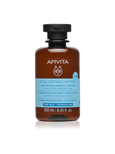 Apivita Hyaluronic Hydra Fine Hair Moisturizing Shampoo хидратиращ шампоан за фина коса 250 мл.