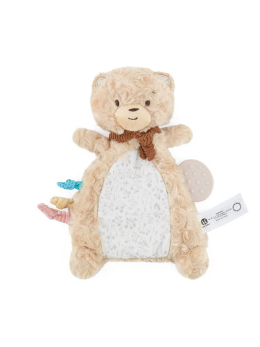 Petite&Mars Cuddly Toy Bear плюшена играчка за деца от раждането им Theo 1 бр.