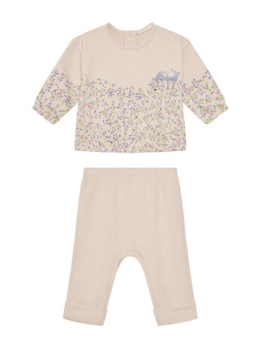 United Colors Of Benetton Анцуг 34ESAK011 Бежов Regular Fit