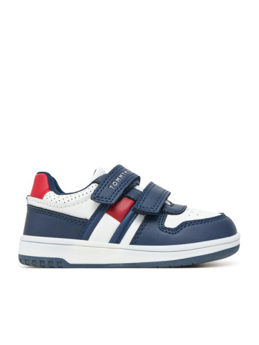 Tommy Hilfiger Сникърси Flag Low Cut Velcro Sneaker T1X9-33841-1355 M Тъмносин