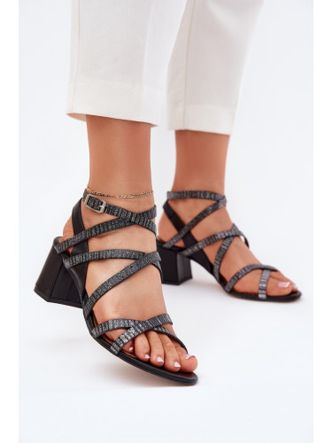 Кожени Дамски Сандали С Ленти На Ток Maciejka