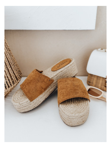 Дамски джапанки SUMMERRY camel