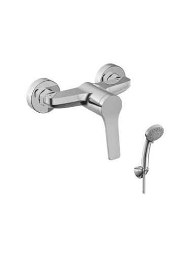 Стенен смесител за душ с аксесоари Andare WNX338073C хром
