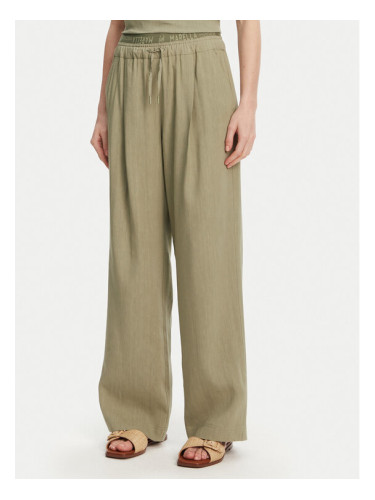 Marella Текстилни панталони Fred 2513131085 Зелен Wide Leg