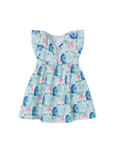 Mayoral Лятна рокля 3928 Цветен Regular Fit