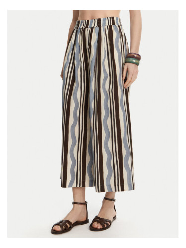 Weekend Max Mara Панталони тип кюлоти Virgin 2515131102 Светлосиньо Relaxed Fit