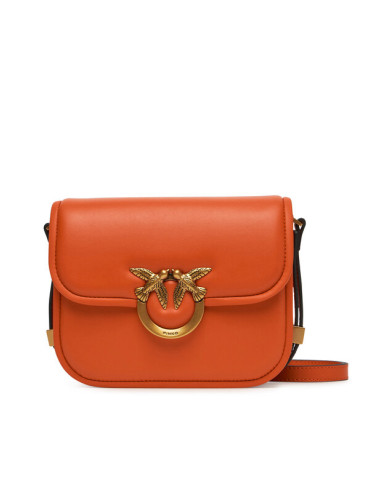 PINKO Дамска чанта Love Box Bag Fl Mini PE 25 PLTT 104297 A26L Оранжев
