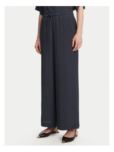 Marella Панталони тип палацо Vivaio 2513131054 Тъмносин Wide Leg