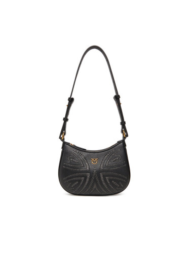 PINKO Дамска чанта Half Moon Baby PE 25 PLTT 103538 A2C3 Черен