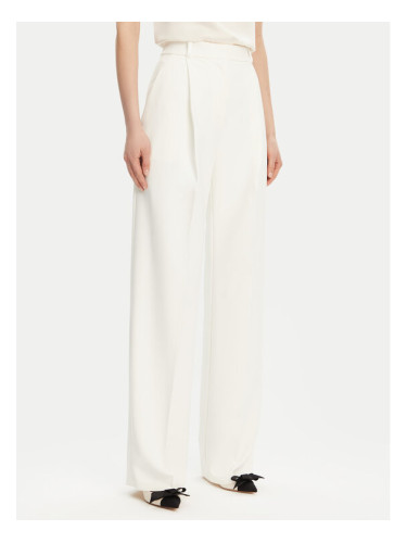 Elisabetta Franchi Текстилни панталони PA-081-51E2-V360 Бял Regular Fit