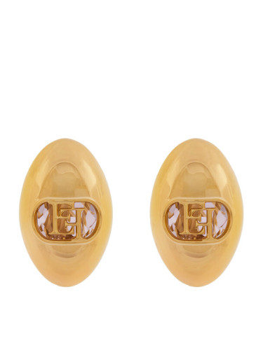 Elisabetta Franchi Обеци с клипс OR-46M-52E2-V180 Златист