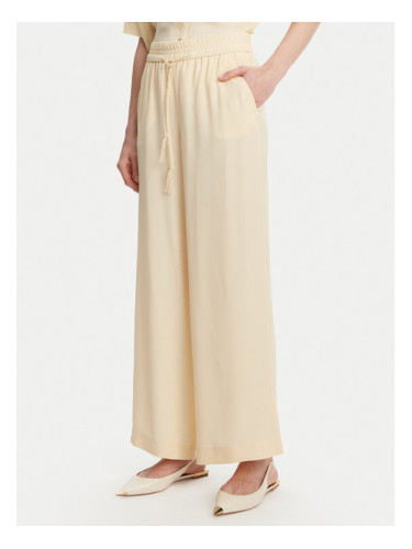 Marella Панталони тип палацо Vivaio 2513131054 Жълт Wide Leg