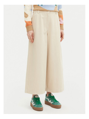 Weekend Max Mara Панталони тип кюлоти Disco 2515131101 Бежов Wide Leg