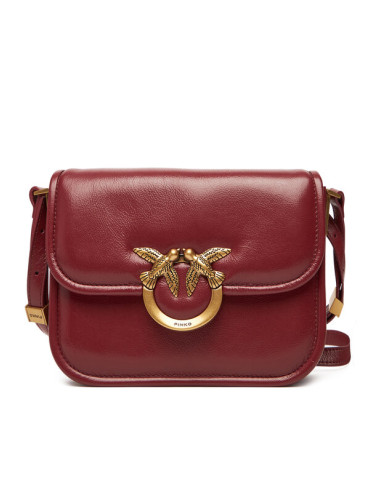 PINKO Дамска чанта Love Box Bag Fl Mini PE 25 PLTT 104297 A26J Бордо