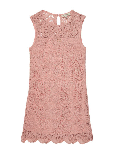 TWINSET Елегантна рокля 251GJ2QR3 Розов Regular Fit