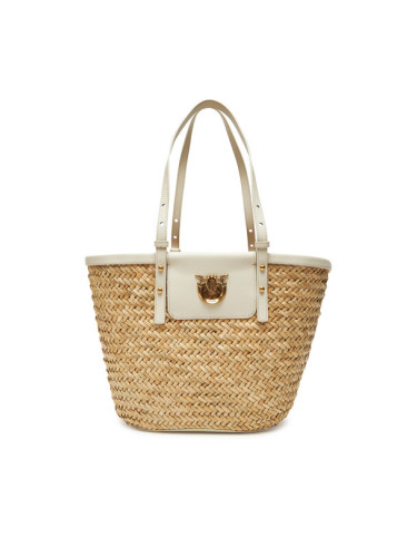 PINKO Дамска чанта Love Summer Basket PE 25 PLTT 103324 A1RL Бежов