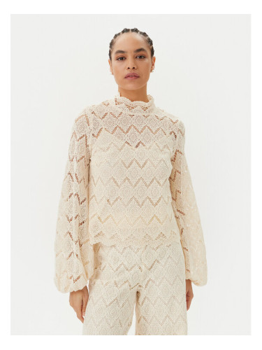 TWINSET Блуза 251TP2404 Бежов Regular Fit