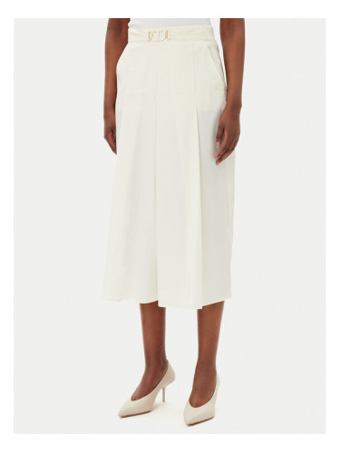 TWINSET Пола тип трапец 251TT202C Бежов Regular Fit