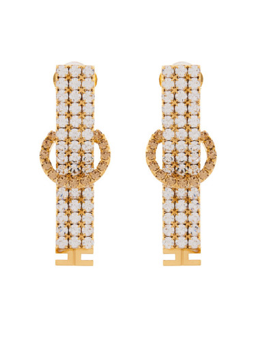 Elisabetta Franchi Обеци с клипс OR-11M-52E2-V240 Златист