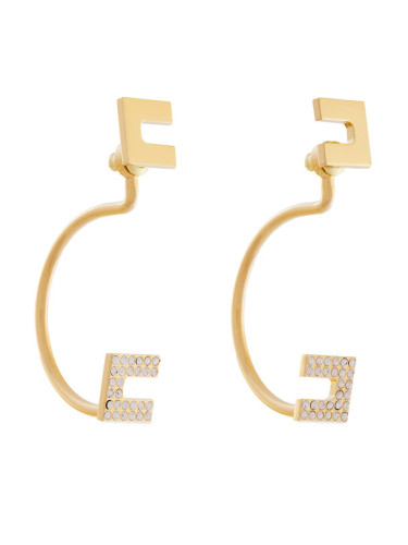 Elisabetta Franchi Обици OR-56M-52E2-V190 Златист