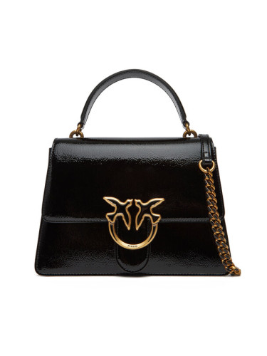 PINKO Дамска чанта Love One Top Handle Classic Light PE 25 PLTT 100066 A1UV Черен
