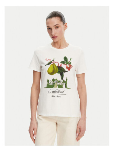 Weekend Max Mara Тишърт Teiera 2515971052 Бял Regular Fit