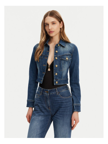 Elisabetta Franchi Дънково яке BJ-37I-51E2-V620 Син Regular Fit