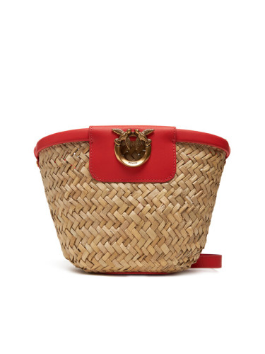 PINKO Дамска чанта Love Summer Bucket PE 25 PLTT 103325 A1RL Бежов