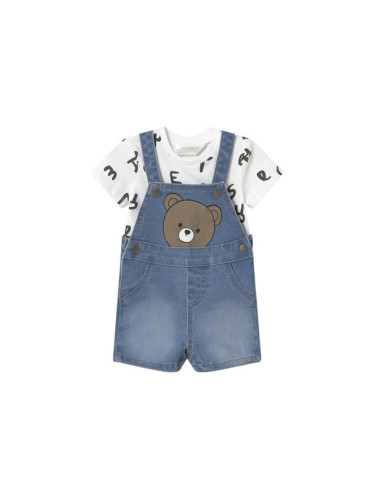 Mayoral Комплект тишърт и панталонки 1622 Син Regular Fit