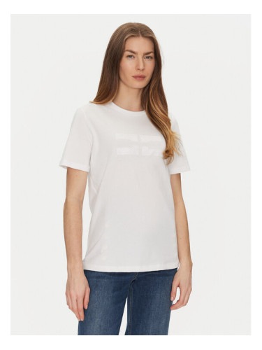 Elisabetta Franchi Тишърт MA-002-51E2-V200 Бял Regular Fit