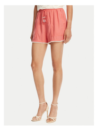 TWINSET Шорти от плат 251LM2QGG Коралов Regular Fit