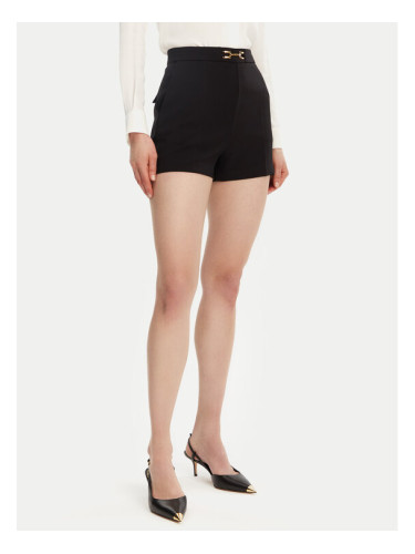 Elisabetta Franchi Шорти от плат SH-007-51E2-V240 Черен Regular Fit