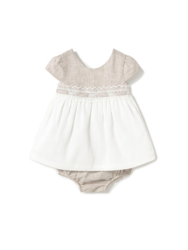 Mayoral Ежедневна рокля 1857 Бежов Regular Fit