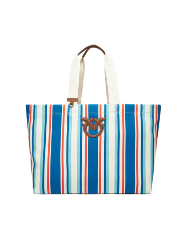 PINKO Дамска чанта Shopping Bag Extra PE 25 PLTT 104754 A2G5 Син