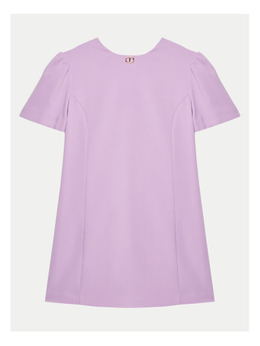 TWINSET Елегантна рокля 251GJ2QN9 Виолетов Slim Fit