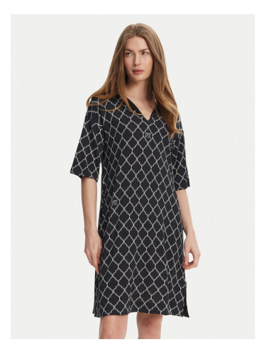 Max Mara Beachwear Ежедневна рокля Aidone 2516621079 Черен Relaxed Fit