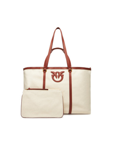 PINKO Дамска чанта Miranda Shopper Extra PE 25 PLTT 104715 A2G2 Бежов