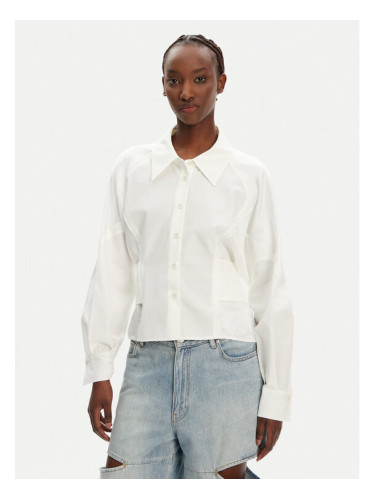 PINKO Риза Controvento 104594 A2BT Бял Relaxed Fit