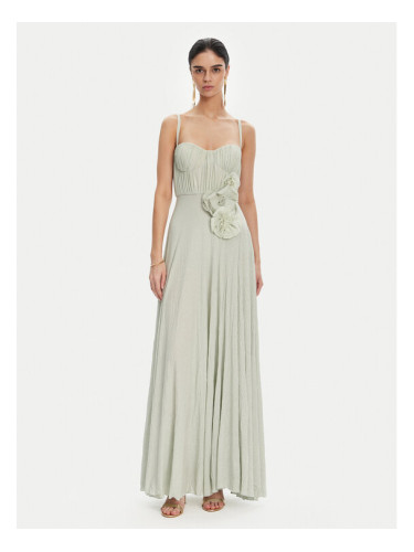 Elisabetta Franchi Официална рокля AB-R22-52E2 Зелен Regular Fit