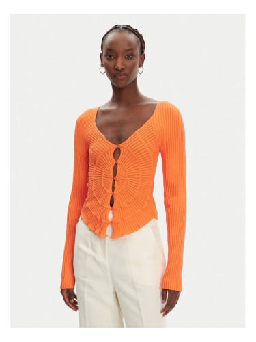 PINKO Кардиган Vergina 104627 A2E6 Оранжев Slim Fit