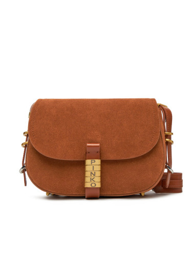 PINKO Дамска чанта Saddle Mini PE PLTT 103831 A29N Кафяв