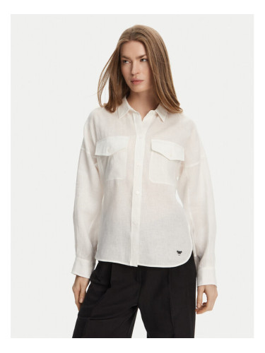 Weekend Max Mara Риза Spoleto 2515111042 Бял Regular Fit