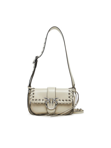 PINKO Дамска чанта Love One Mini Slouchy Fl PE 25 PLTT 104340 A28D Бежов