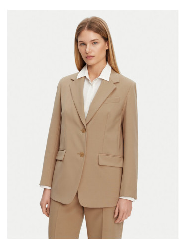 Weekend Max Mara Сако Materia 2515041091 Бежов Regular Fit