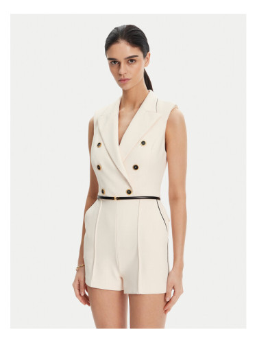 Elisabetta Franchi Гащеризон TU-T45-51E2 Бежов Regular Fit