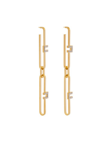 Elisabetta Franchi Обици OR-12M-52E2-V260 Златист